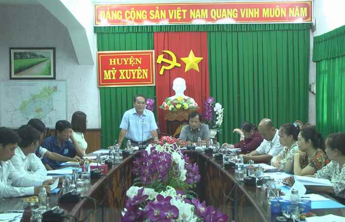 Mỹ Xuyên: Sở Nội vụ tỉnh Sóc Trăng kiểm tra chỉ số hiệu quả quản trị và hành chính công  