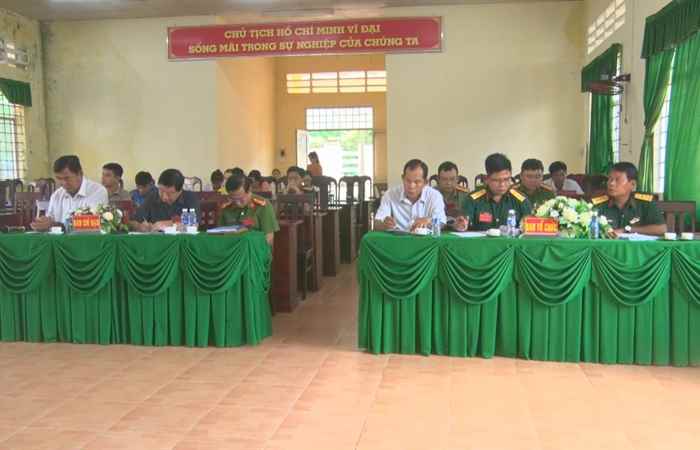 Trần Đề: Xã Tài Văn diễn tập chiến đấu phòng thủ 