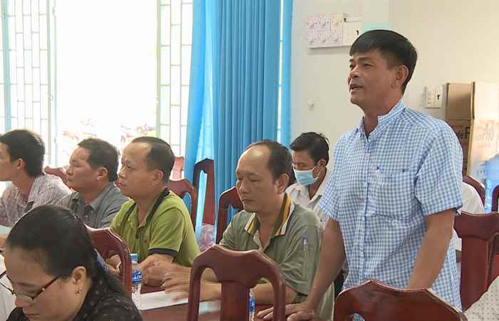 Đại biểu HĐND tỉnh (đơn vị huyện Kế sách) tiếp xúc cử tri xã Thới An Hội