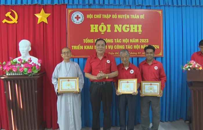 TRần Đề: Hội Chữ thập đỏ tổng kết năm 2023  
