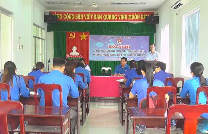Châu Thành: Huyện đoàn sơ kết công tác 6 tháng đầu năm 2023