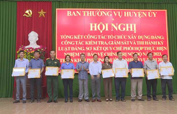 Kế Sách: Huyện ủy tổng kết công tác xây dựng Đảng năm 2023