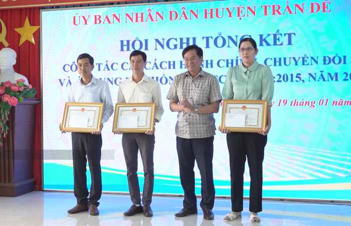 Trần Đề: Tổng kết công tác Cải cách hành chính, chuyển đổi số và áp dụng hệ thống TCVN ISO 9001:2015 năm 2023