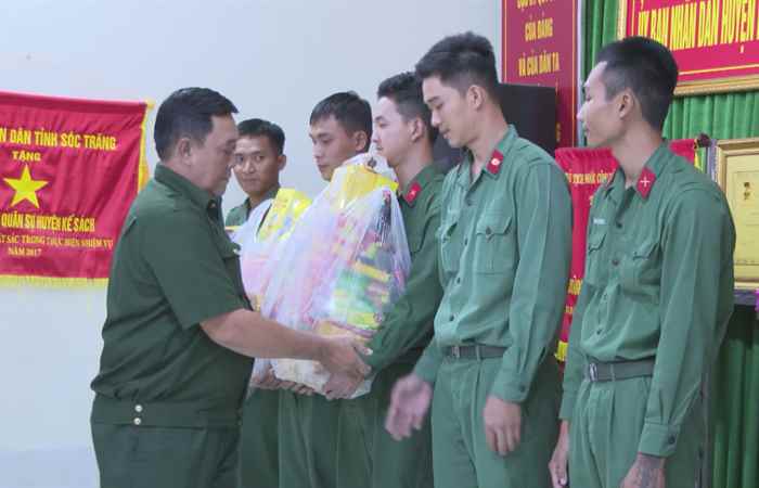 Huyện Kế Sách đón nhận 128 quân nhân xuất ngũ trở về địa phương