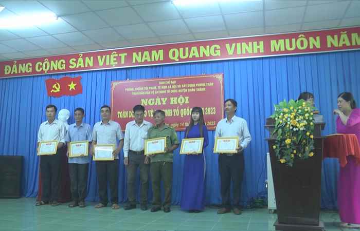 Huyện Châu Thành tổ chức Ngày hội toàn dân bảo vệ an ninh Tổ quốc  