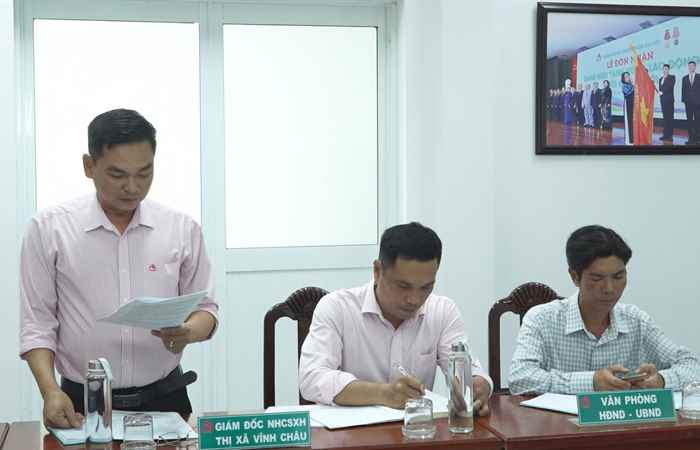 Vĩnh Châu: Ngân hàng Chính sách xã hội sơ kết 9 tháng năm 2023