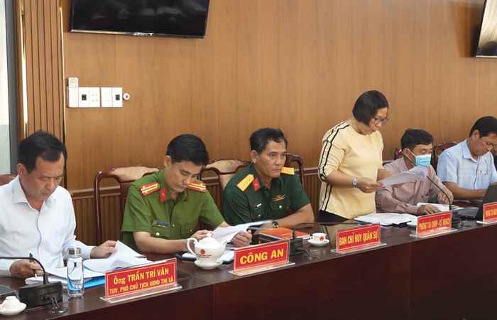 UBND thị xã Vĩnh Châu đánh giá tình hình kinh tế - xã hội tháng 4 năm 2023