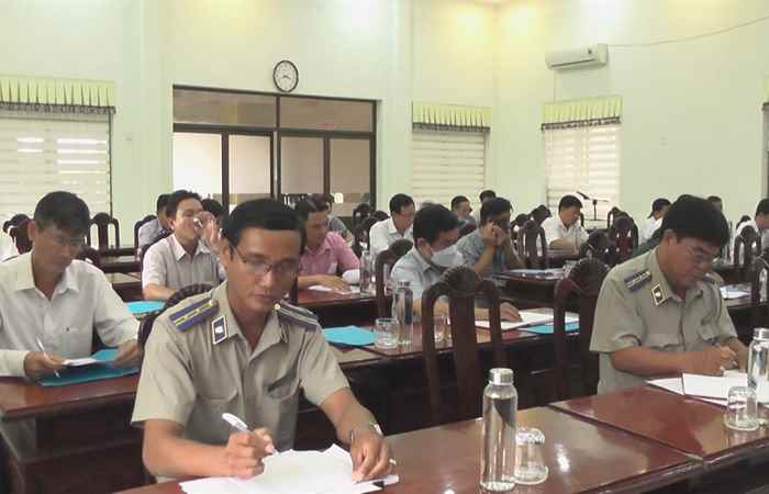 Thạnh Trị: Chi cục thi hành án sơ kết công tác thi hành án