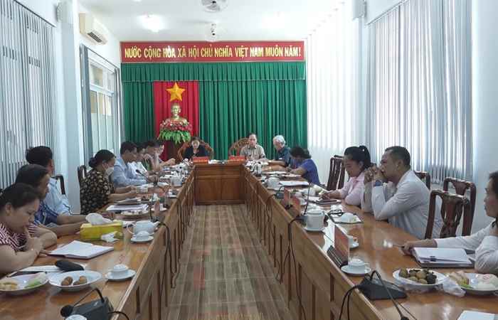 Tổ Đại biểu HĐND tỉnh (đơn vị huyện Mỹ Tú) họp chuẩn bị cho Kỳ họp giữa năm 2022 của HĐND tỉnh Sóc Trăng, Khóa X