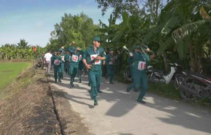 Kế Sách: Hội thao Trung đội Dân - Quân cơ động năm 2022
