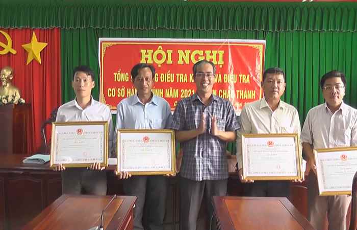 Châu Thành tổng kết cuộc tổng điều tra kinh tế và cơ sở hành chính  