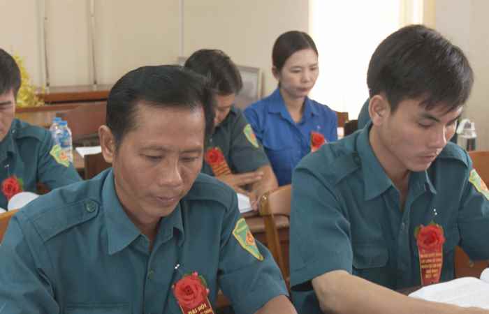 Ban CHQS huyện Cù Lao Dung tổng kết phong trào thi đua quyết thắng  