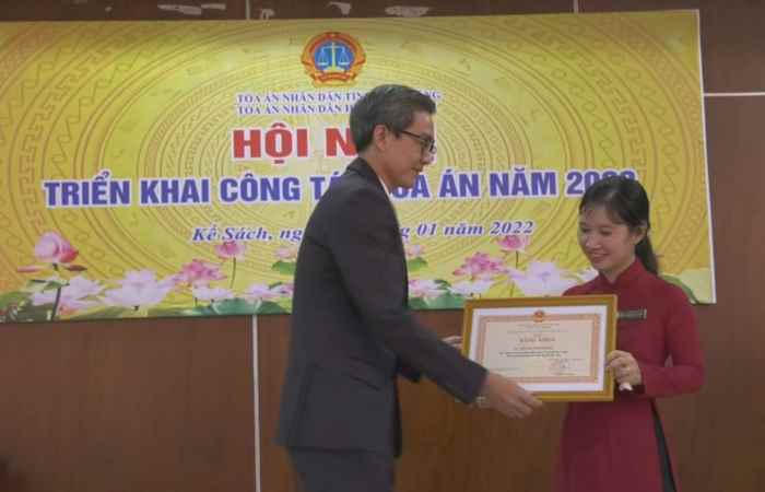  Năm 2021, Tòa án nhân dân huyện Kế Sách đã giải quyết 996 vụ án các loại