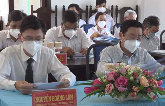 Năm 2021, Tòa án nhân dân huyện Long Phú đã giải quyết 574-675 vụ việc thụ lý