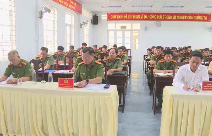 Vĩnh Châu đảm bảo an ninh trật tự Tết Nguyên đán Quý Mão năm 2023