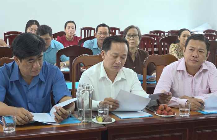 Long Phú: Uỷ ban MTTQ Việt Nam sơ kết công tác 6 tháng đầu năm 2023