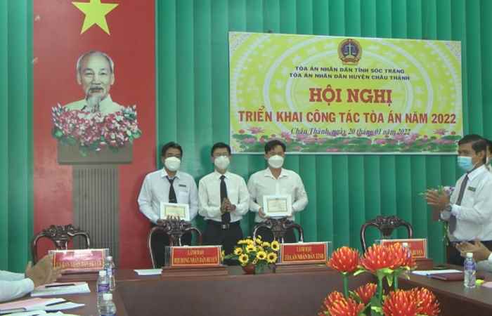 Tòa án huyện Châu Thành tổng kết năm 2021
