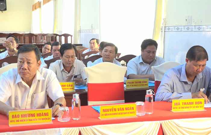 Đảng bộ thị trấn Mỹ Xuyên kiểm điểm giữa nhiệm kỳ 2020 - 2025