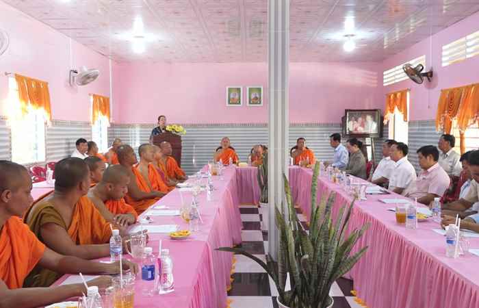 Vĩnh Châu: Chi hội Đoàn kết sư sãi yêu nước sơ kết quý 1