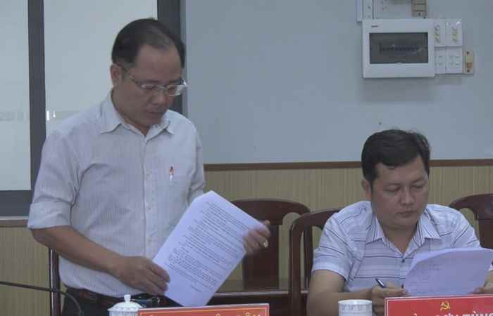 Huyện Châu Thành họp Ban Chỉ đạo Tết Quân - Dân năm 2024  
