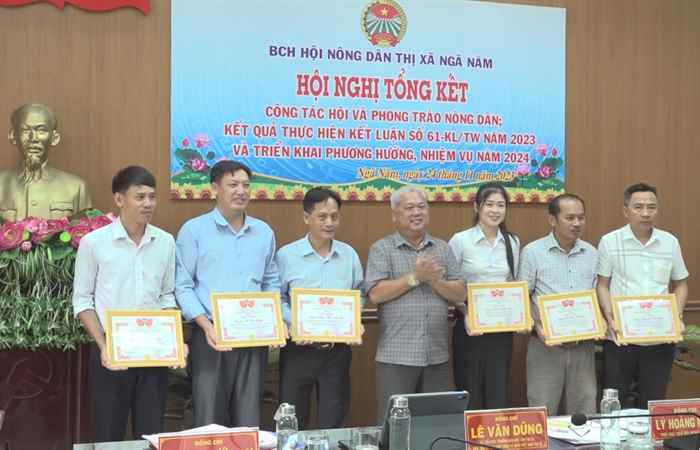 Ngã Năm: Hội Nông dân thị xã triển khai phương hướng, nhiệm vụ năm 2024