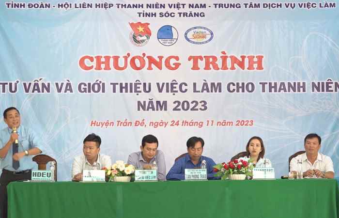 Trần Đề: Tư vấn, giới thiệu việc làm cho thanh niên và người dân