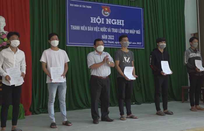 Năm 2022, huyện Long Phú đưa 124 quân nhân lên đường nhập ngũ