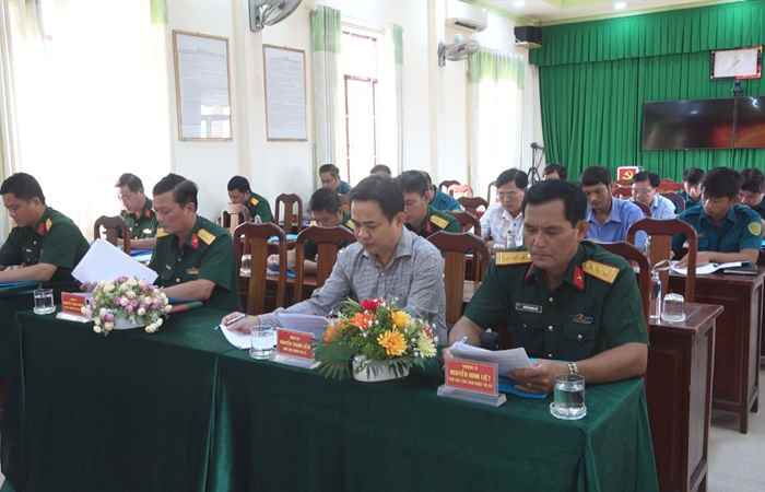 Vĩnh Châu sơ kết công tác quân sự quốc phòng địa phương 6 tháng đầu năm 2024 