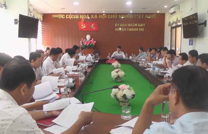Họp Ban Chỉ đạo điều hành các dự án, công trình trọng điểm trên địa bàn huyện Mỹ Tú