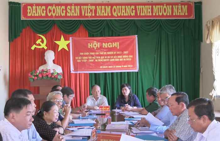 Kế Sách: Hội Cựu Chiến binh sơ kết quí III năm 2023