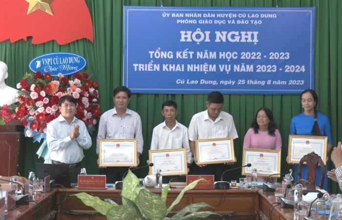 Cù Lao Dung: Ngành Giáo dục triển khai nhiệm vụ năm học 2023-2024