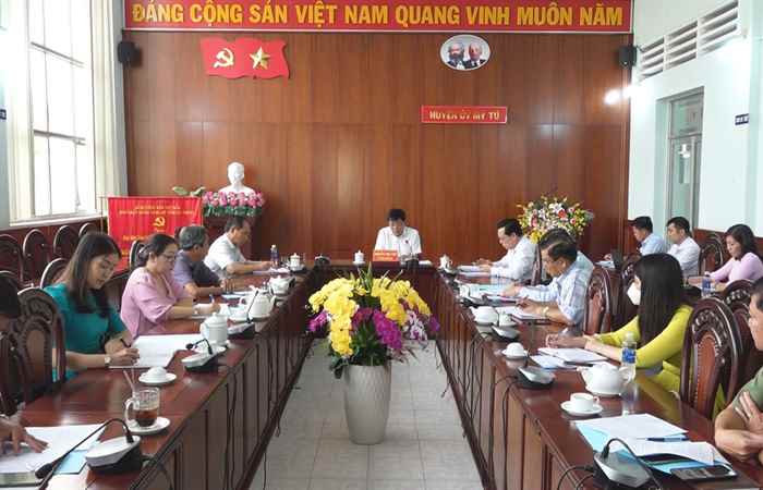 Mỹ Tú sơ kết tình hình Tết Nguyên đán Quý Mão 2023