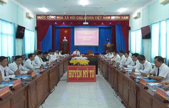 HĐND huyện Mỹ Tú khóa XII tổ chức kỳ họp thứ 9 (Kỳ họp chuyên đề)