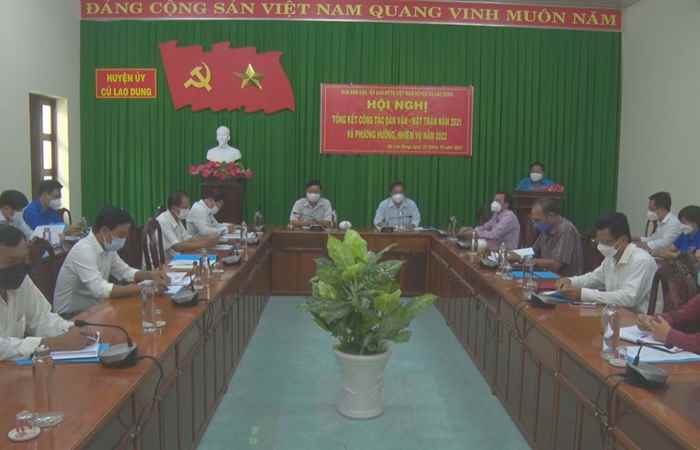 Cù Lao Dung: Dân vận - Mặt trận góp phần xây dựng Đảng, Chính quyền vững chắc