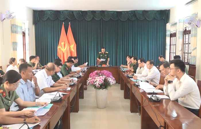 Kiểm tra công tác tuyển chọn và gọi công dân nhập ngũ năm 2024