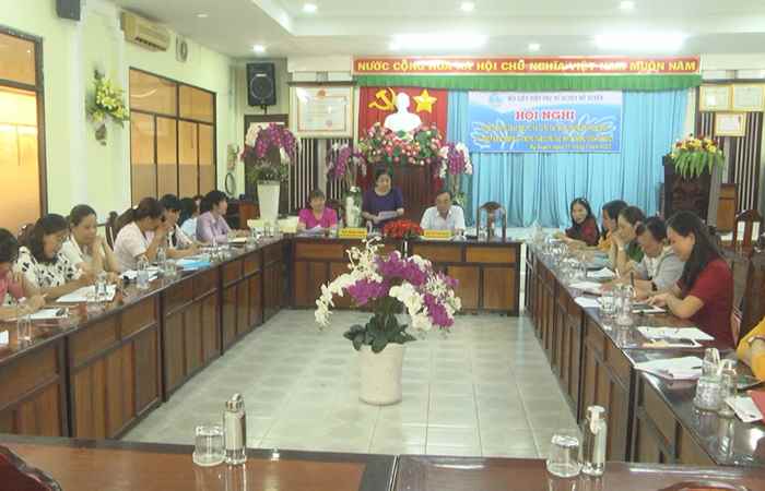 Hội phụ nữ huyện Mỹ Xuyên sơ kết 6 tháng đầu năm 2023