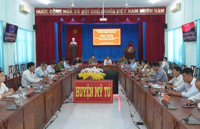 Mỹ Tú: HĐND 3 cấp tiếp xúc cử tri sau Kỳ họp thứ X, HĐND huyện, Khóa XII