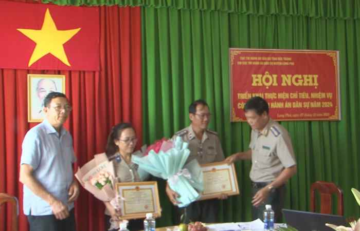 Huyện Long Phú tổng kết công tác thi hành án dân sự