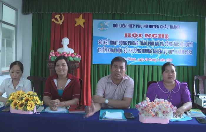 Hội LHPN huyện Châu Thành sơ kết công tác quý I năm 2023