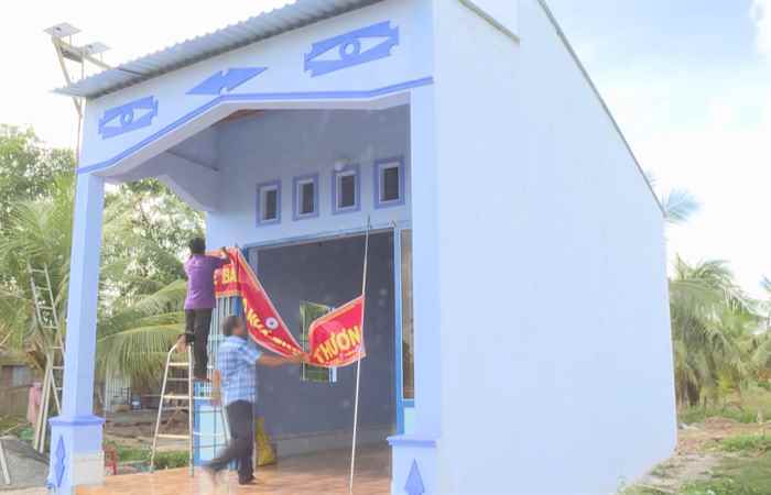 Kế Sách: Hội Chữ thập đỏ huyện bàn giao nhà tình thương cho hộ nghèo 