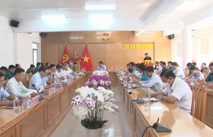 Thị xã Ngã Năm thông qua danh sách thanh niên đủ điều kiện nhập ngũ năm 2023