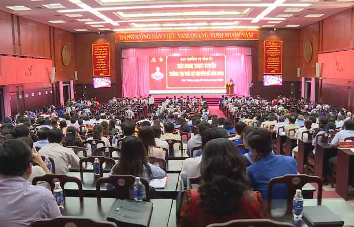 Tỉnh ủy Sóc Trăng Hội nghị trực tuyến thông tin thời sự chuyên đề năm 2019