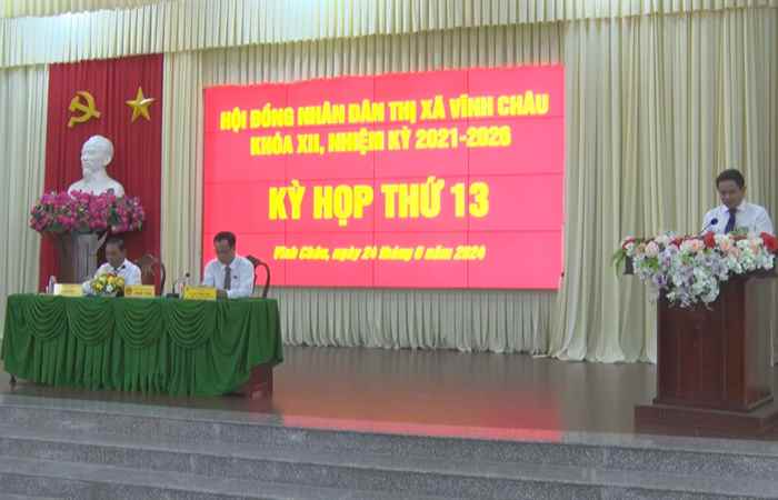 Vĩnh Châu: Kỳ họp thứ XIII, HĐND Thị xã, Khóa XII thành công tốt đẹp