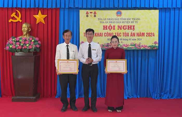 Mỹ Tú: Toà án Nhân dân huyện đã giải quyết 631 vụ, việc năm 2023