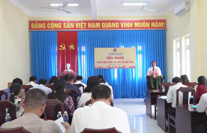 Trần Đề: Toà án Nhân dân huyện giải quyết 742-864 vụ việc thụ lý năm 2023