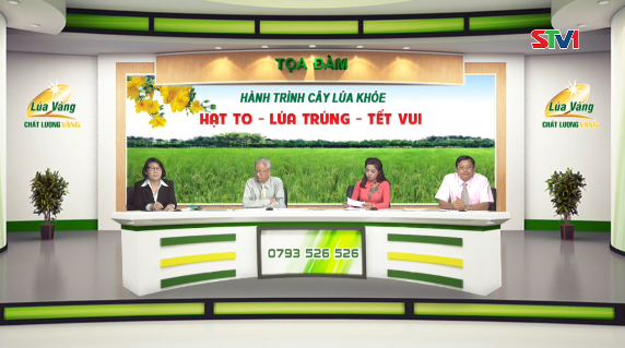 Chương trình tọa đàm Hành trình cây lúa khỏe - Hạt to - Lúa trúng - Tết vui 20-01-2017