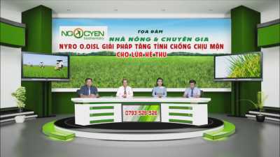 Tọa đàm công ty Ngọc Yến - NYRO 0.01SL giải pháp tăng tính chịu mặn cho lúa hè thu 09-05-2016