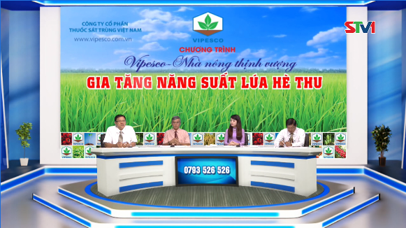 Chương trình tọa đàm: VIPESCO - Nhà Nông thịnh vượng(Gia tăng năng suất lúa hè thu) 13-08-2016