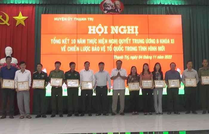 Thạnh Trị tổng kết 10 năm thực hiện Nghị quyết Trung ương 8 khóa XI
