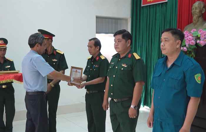 Ban CHQS huyện Mỹ Tú triển khai nhiệm vụ công tác Quân sự - Quốc phòng địa phương năm 2023